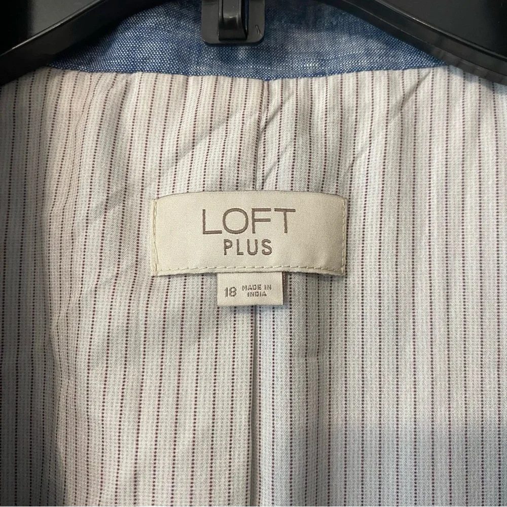 LOFT Blue Blazer - Picture 3 of 5